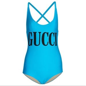GUCCI Logo One Piece Swimsuit